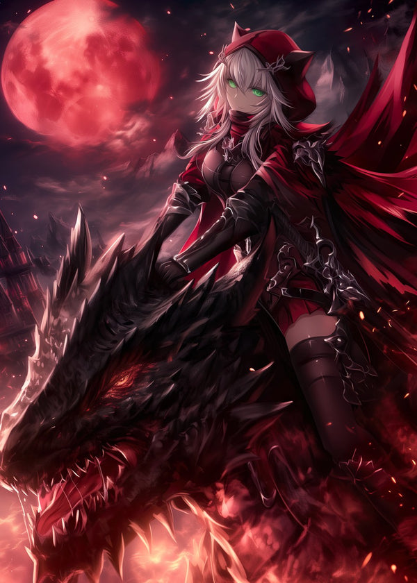 Moonlit Dragon Rider