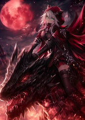 Moonlit Dragon Rider