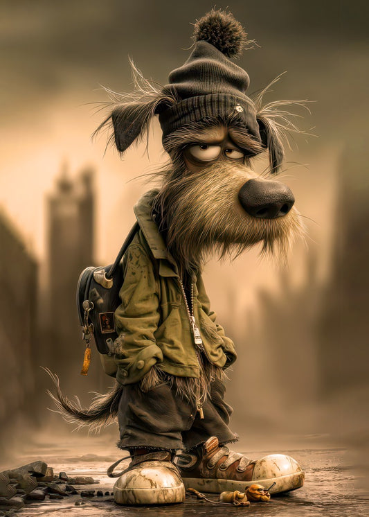 Sad dog