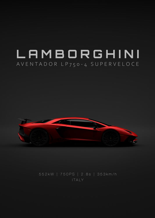 2016 Lamborghini Aventador Red