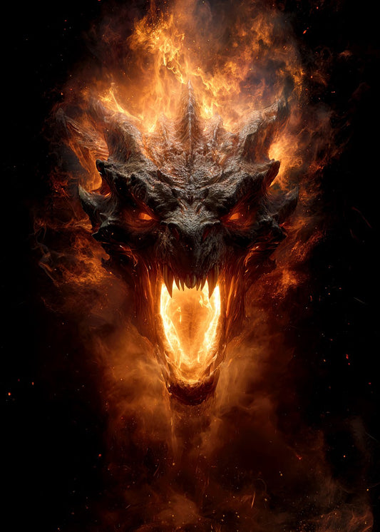 Fiery Red Dragon
