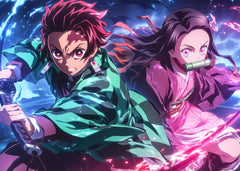 Tanjiro with Nezuko