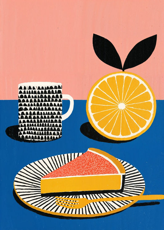 Citrus Tart & Coffee Print