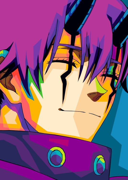 Nacht, Black Clover Pop Art Style