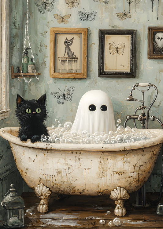 Ghostly Bubble Bath