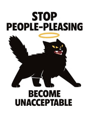 Stop People-Pleasing Cat Art