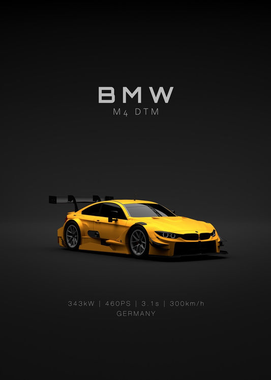 BMW M4 DTM 2015 Race Car