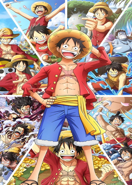 The Many Faces of Luffy, One Piece