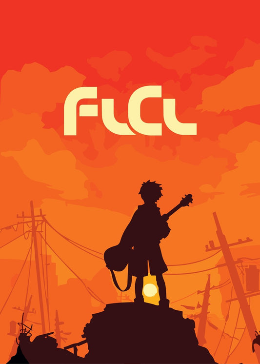 FLCL anime Rare Poster