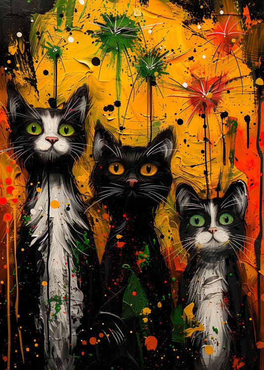 Feline Fireworks