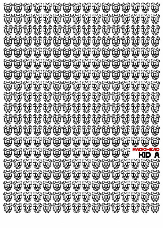 Radiohead Kid A Bear Pattern
