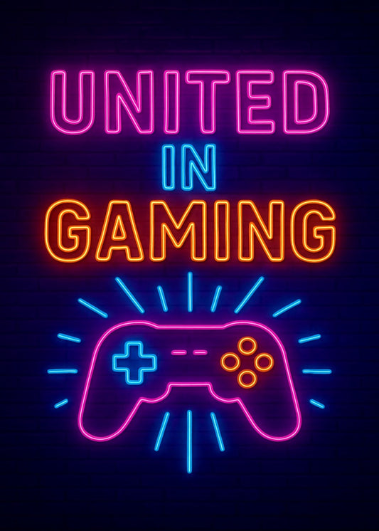 United in gaming sign
