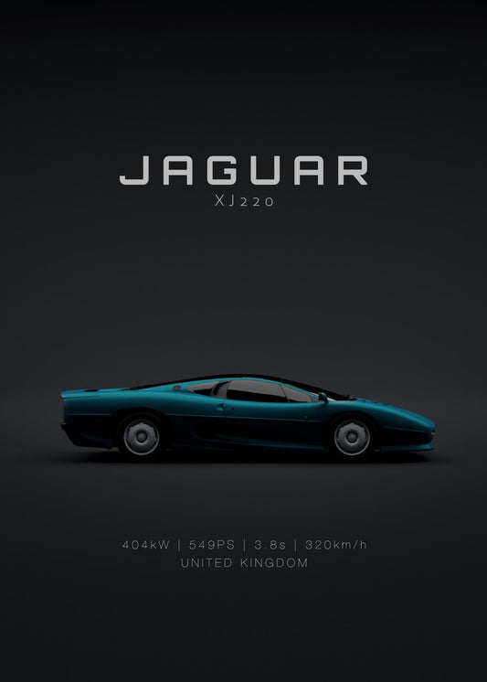 1993 Jaguar XJ220 Green shade