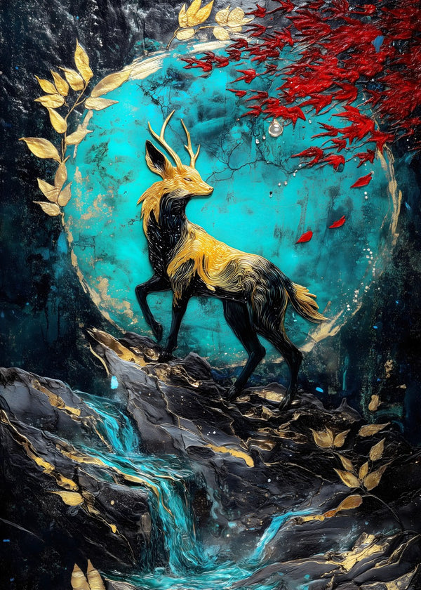Celestial Stag's Ascent