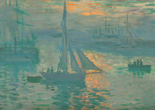 Sunrise Marine painting by Claude Monet