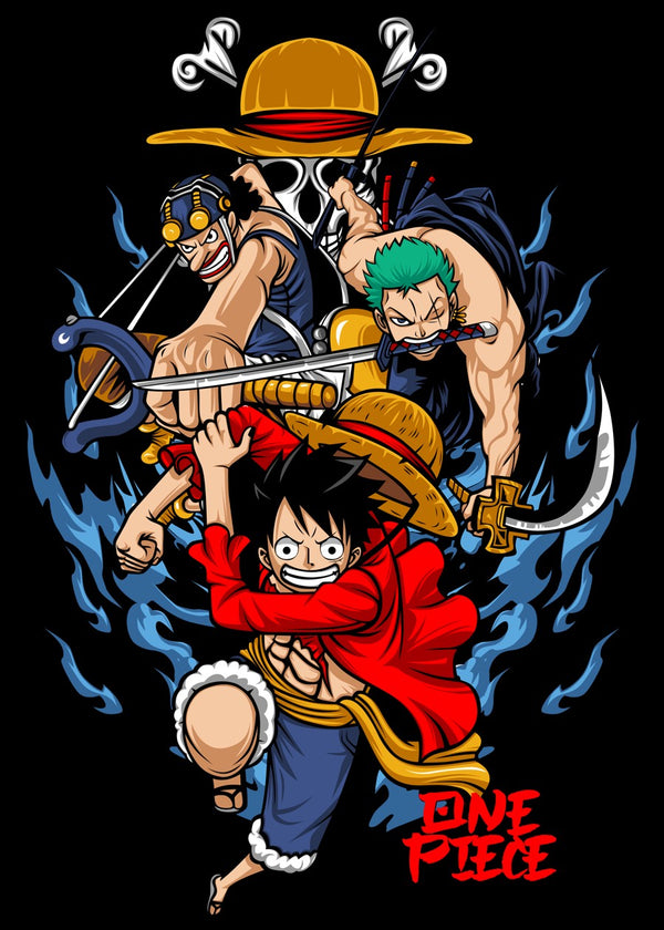 Straw Hat Trio Art