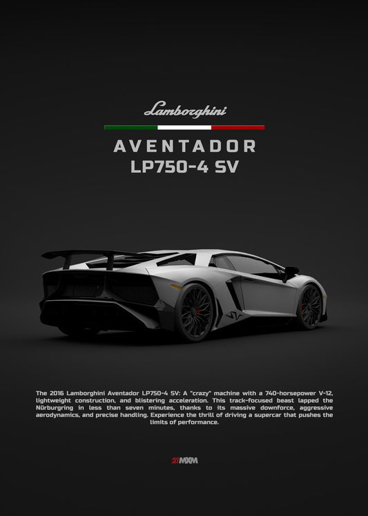 Lamborghini Aventador Back