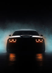 Hellcat Orange Headlights 