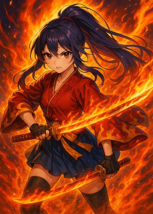 Blazing Katana Warrior
