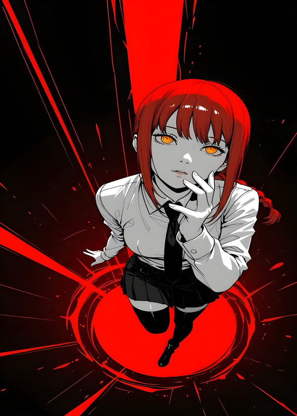 Makima Red-Haired Girl, Chainsaw man