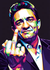 Johnny Cash pop art