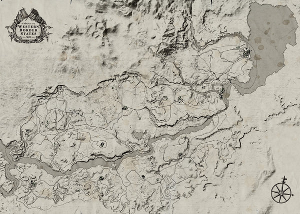 Red Dead Redemption map