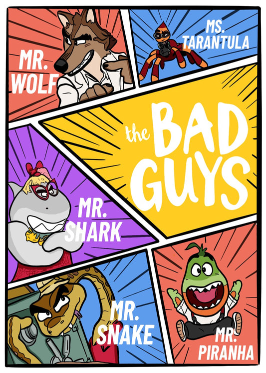 The Bad Guys: Comic Book Style
