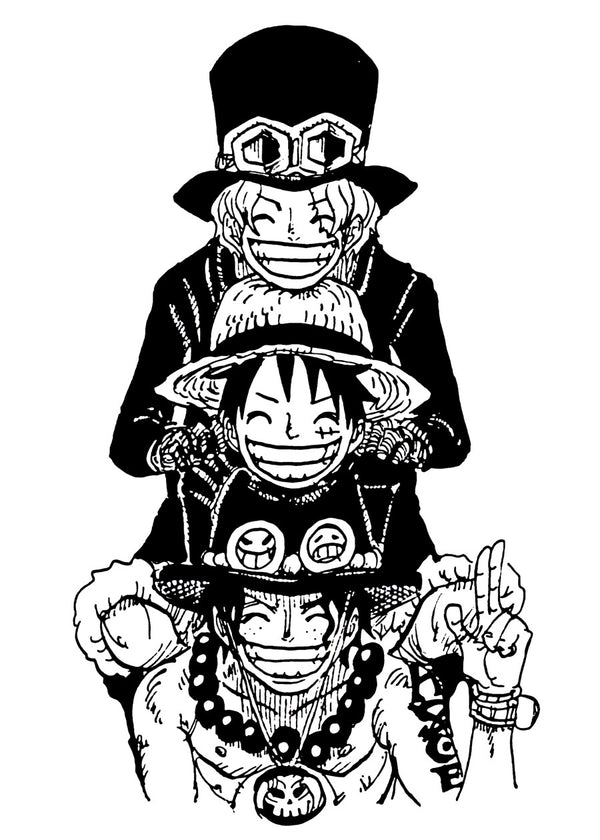 Ace, Sabo, Luffy