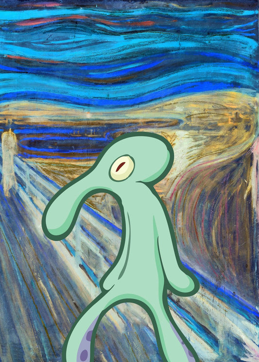 Horror Squid but Scream