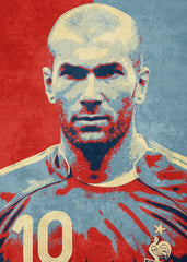 zidane popart