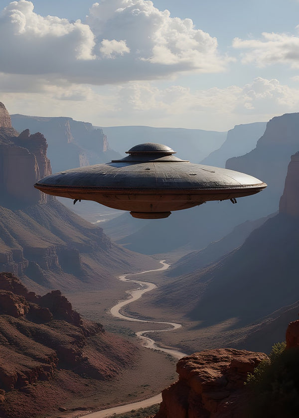UFO Over the Grand Canyon