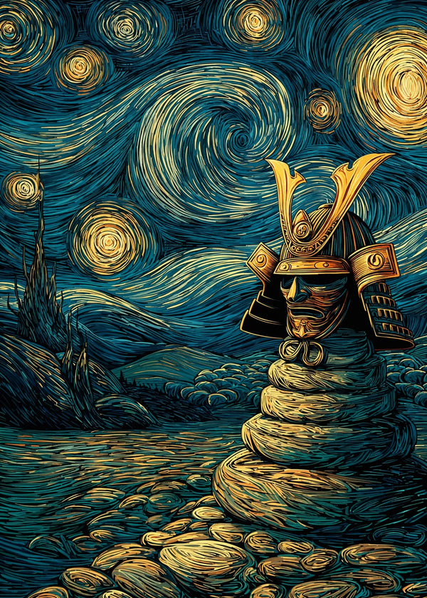 Samurai Under Starry Sky