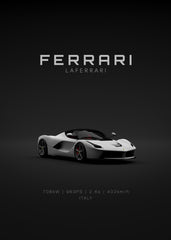 Ferrari LaFerrari White Front 