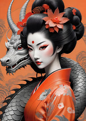 Japanese Kimono Lady