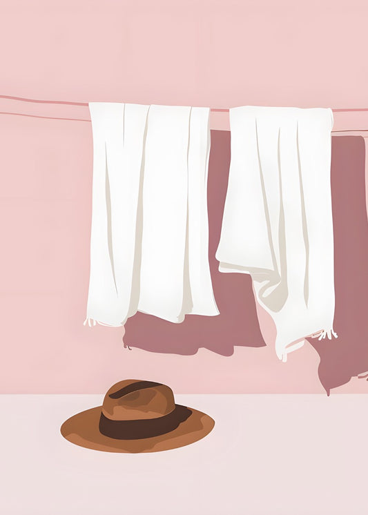 Minimal Laundry Scene Summer