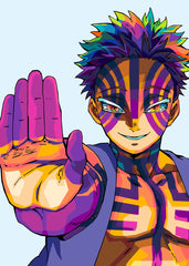 Akaza demon slayer, Kimetsu no Yaiba