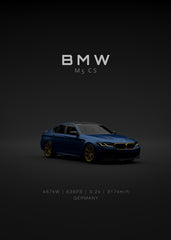 BMW M5 CS F90 - Blue Front