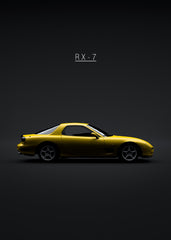 1997 Mazda RX-7 - Yellow