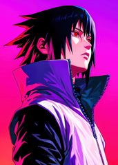 Sasuke Uchiha Neon Style