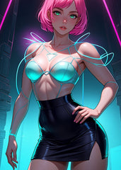 Cyberpunk Pinup