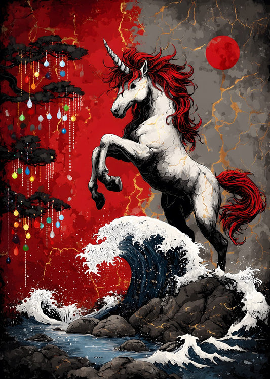 Celestial Unicorn Rise