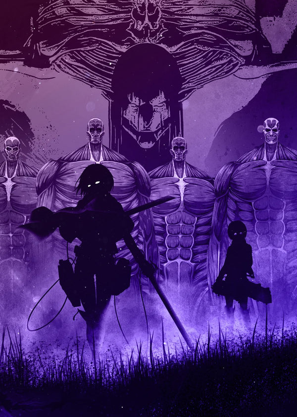 Titan rumbling Mikasa Shadow, Attack on titan