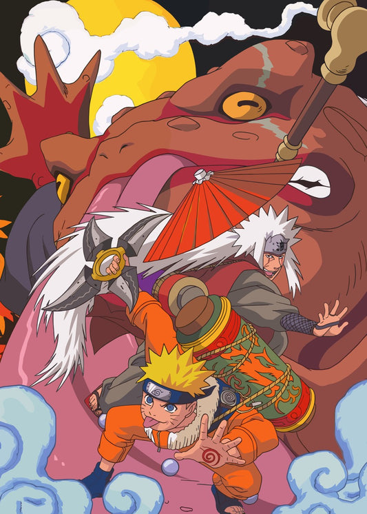 naruto with jiraya