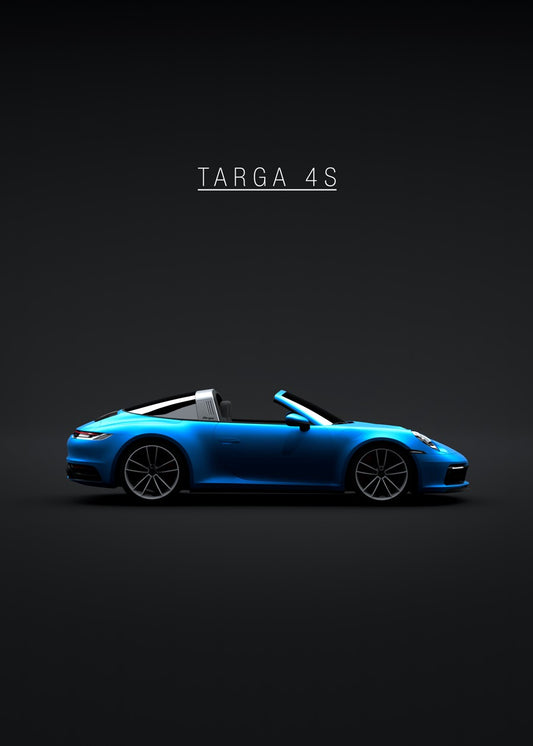 Porsche 911 Targa 4S 2022 Blue