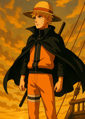 Naruto Pirate Captain Crossover
