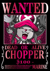 One Piece Chopper Wanted Poster
