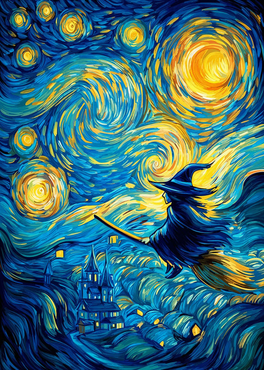 Witch in the Starry Sky