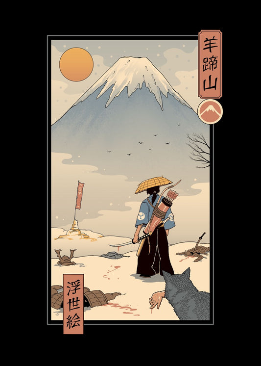 Samurai of Mount Yotei Ukiyo e