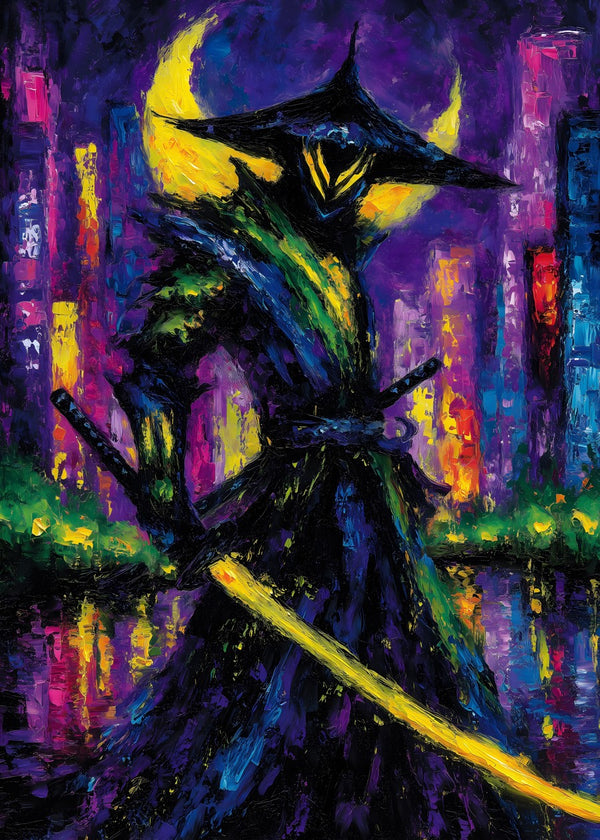 Neon Samurai Night