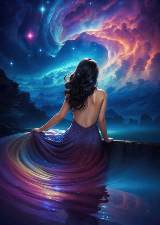 Beautiful Space Girl